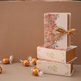 Bronzing New Book Wedding Candy Wedding Gift Box Champagne 9x4.5x13cm 0 - Tophatter Daily Deals