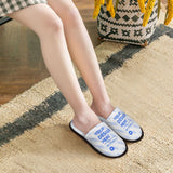 Autumn Winter Home Indoor Cotton Slippers 7 - Tophatter Daily Deals