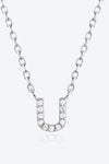 Q To U Zircon 925 Sterling Silver Necklace Necklaces - Tophatter Daily Deals