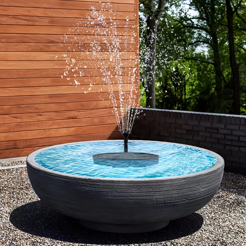 DIY Solar Fountain Pump for Outdoor Use Fountain & Ponds Accessories - Tophatter Daily Deals