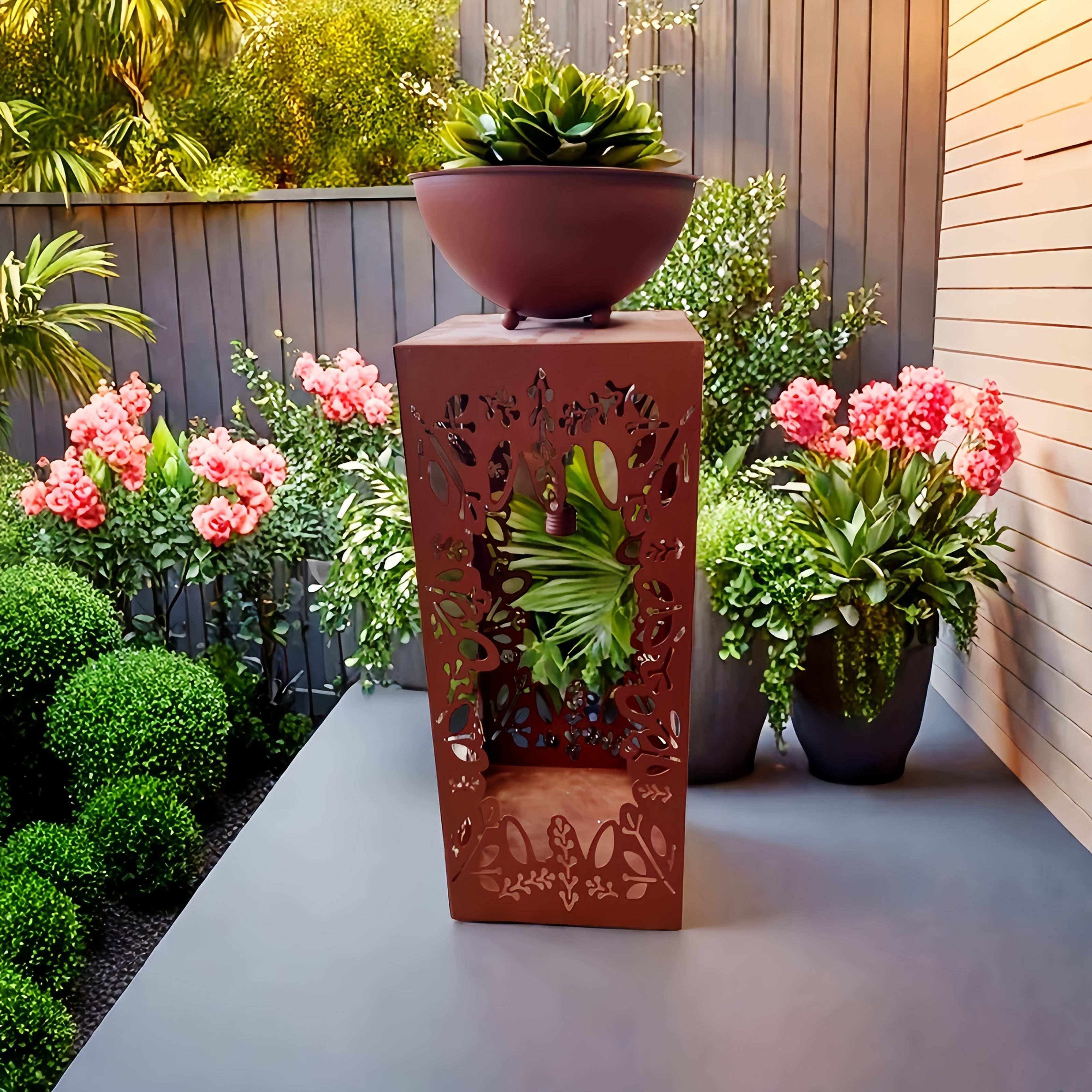 Iron Art Flower Vase Planter Large Home & Garden > Artificial Plants > Pots, Planters & Accessories - Tophatter Daily Deals