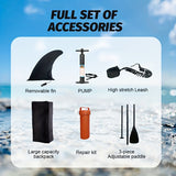 Inflatable Stand-Up Surfboard Surfboards - Tophatter Daily Deals
