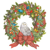 Snowy Owl 3D Christmas Advent Calendar | Christmas Wreath-Shaped Calendar - 33cm Advent Calendar - Tophatter Daily Deals