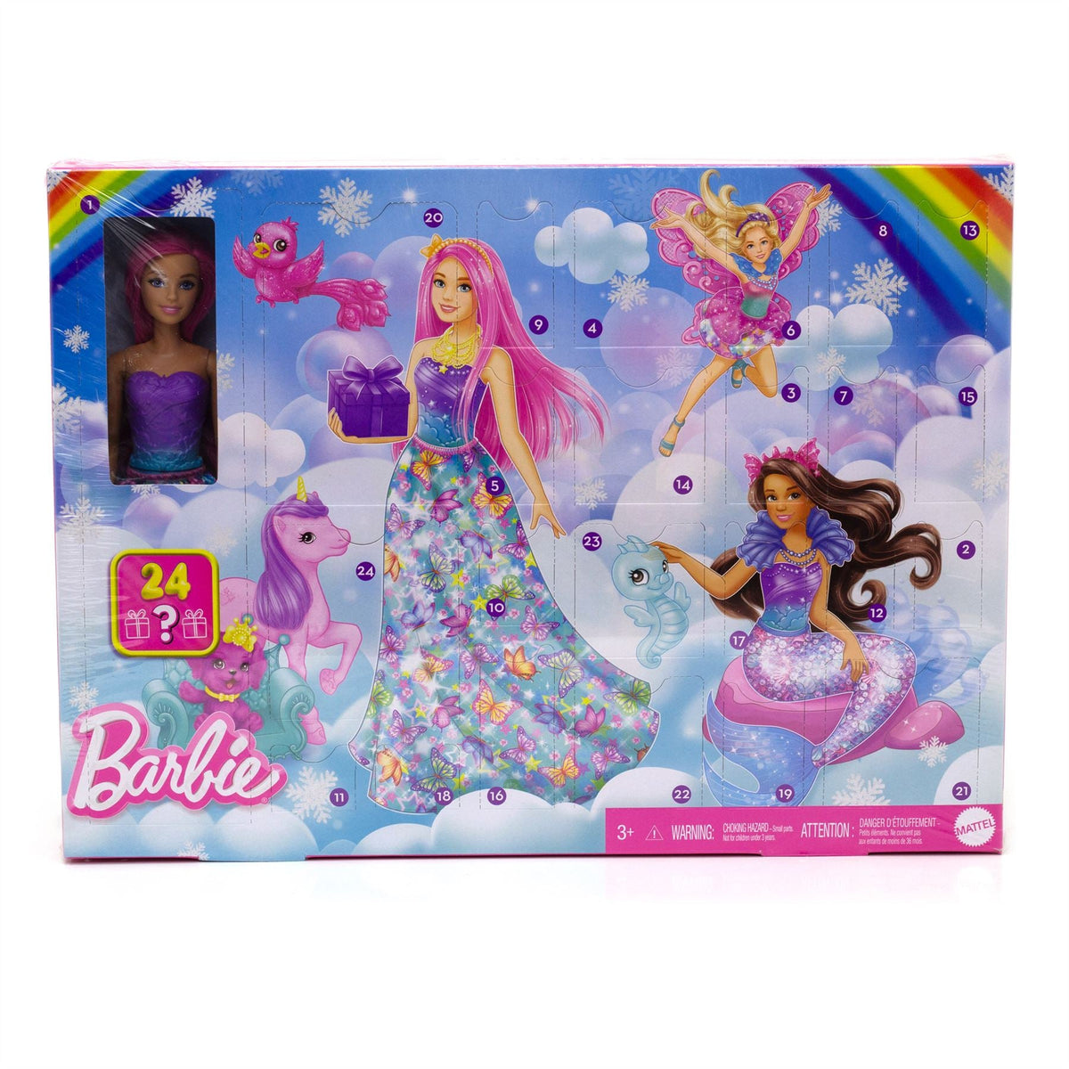 Barbie Christmas Advent Calendar | Dreamtopia Barbie Doll Advent Calendar Advent Calendar - Tophatter Daily Deals