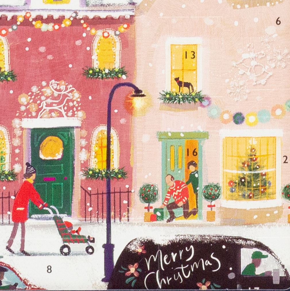 Christmas Town Christmas Advent Calendar | Picture Advent Calendar - 36x27cm Advent Calendar - Tophatter Daily Deals