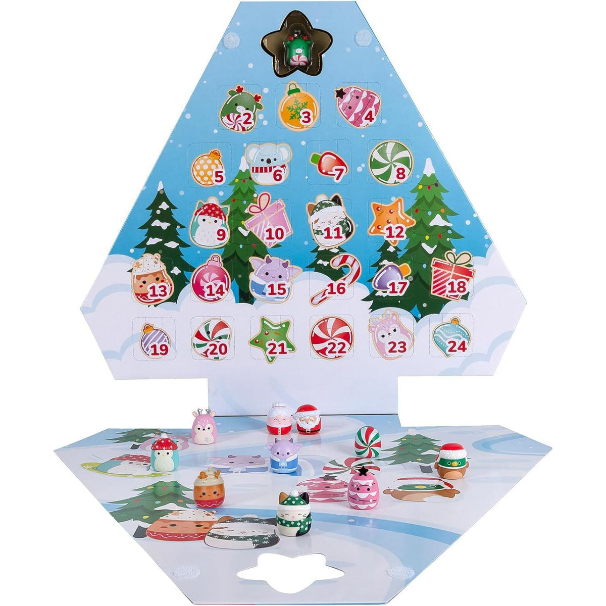 Squishmallows Squish-a-longs Christmas Advent Calendar | Kids Countdown Calendar Advent Calendar - Tophatter Daily Deals