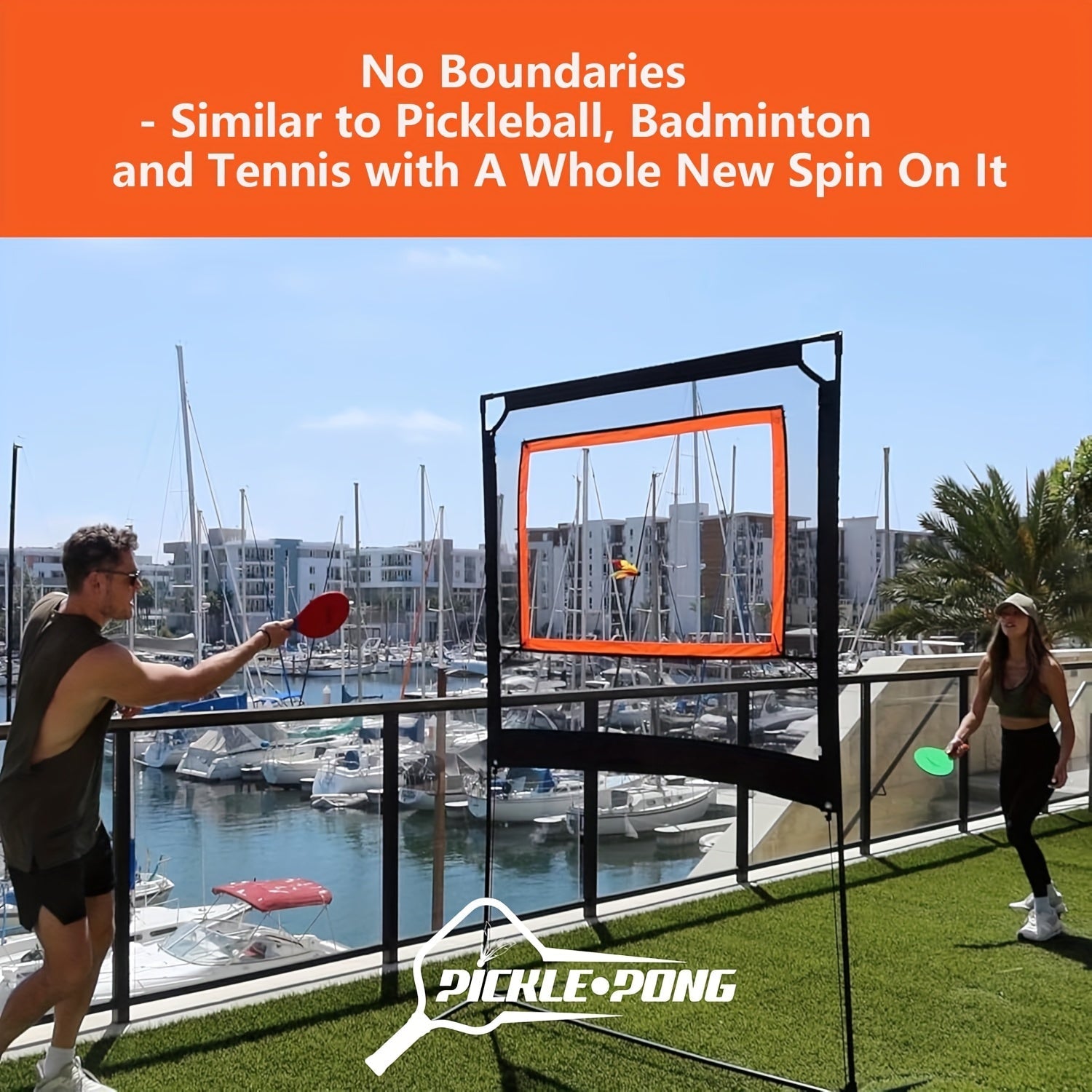 Paddle Game with Net for Indoor & Outdoor Play Sports & Outdoor - Tophatter Daily Deals