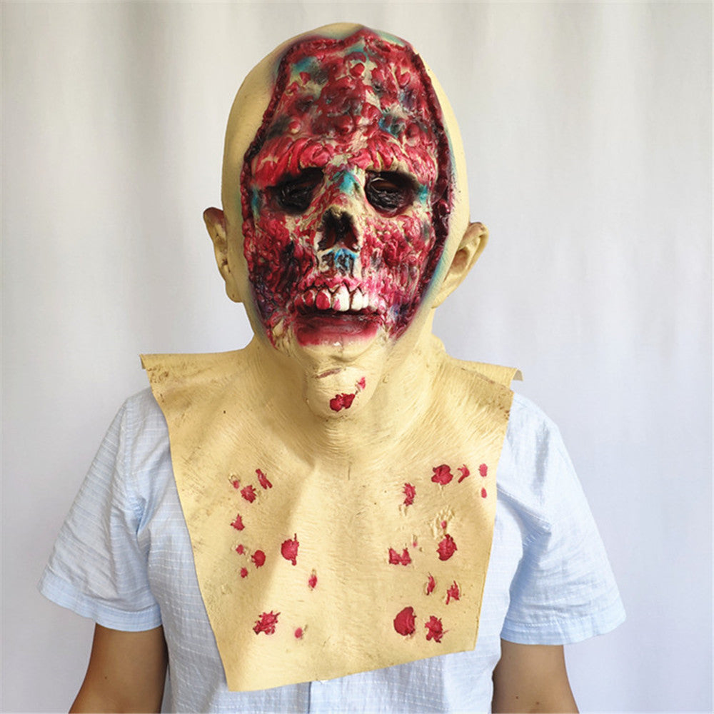 Halloween Mask Latex Faceless Rotten Face Cosplay Fall 2025 3D Changing Face Moving Picture Frame - Tophatter Daily Deals