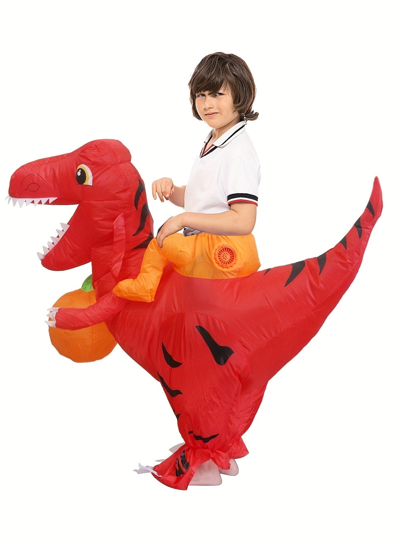 Dinosaur Halloween Costume with Pumpkin Halloween - Tophatter Daily Deals