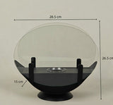 Alcohol Fireplace Lamp Indoor Real Fire Heating Atmosphere Desktop Oval 0 - Tophatter Daily Deals