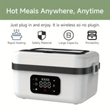 Electric Heated Lunch Box USB Rechargeable 1000ml Kitchen Appliances - Tophatter Daily Deals