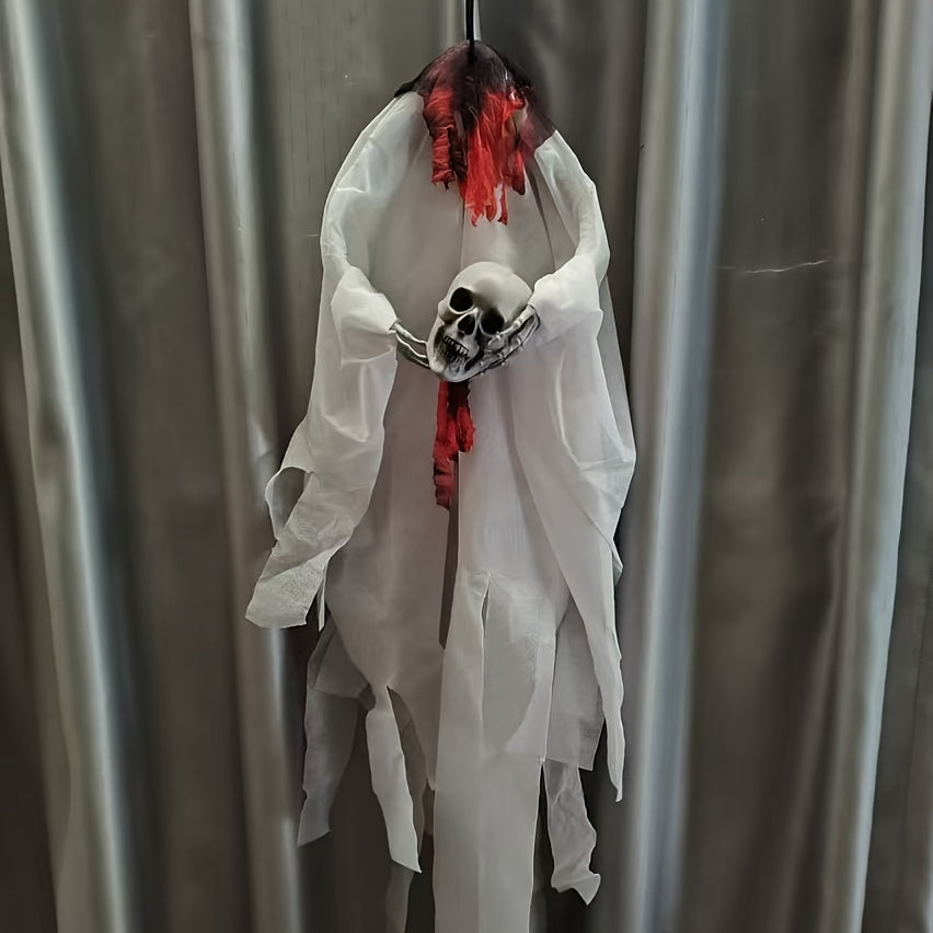 Horror Hanging Ghost Pendant Head in Hands Halloween - Tophatter Daily Deals