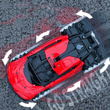 Alloy Remote Control Stunt Spray Car With Light And Sound Effects 0 - Tophatter Daily Deals