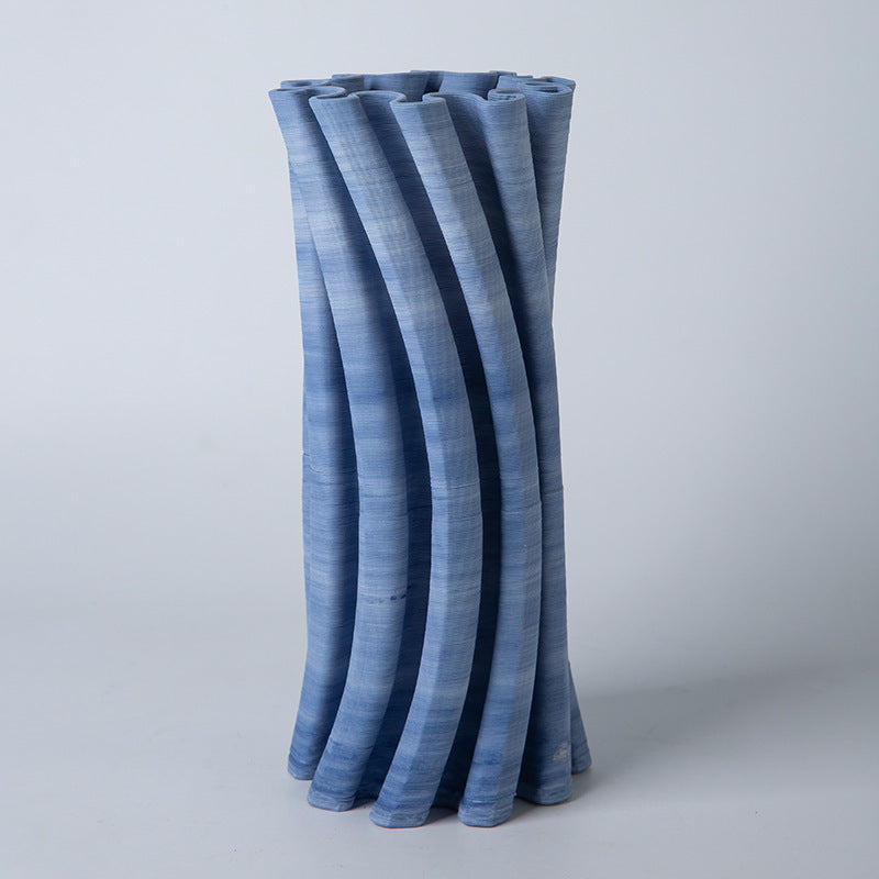 Blue And White Ceramic Large Vase Model Room Living Room Decoration Flower Arrangement Blue and white 14x14x33 0 - Tophatter Daily Deals
