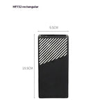 Black And White Striped Ceramic Dried Flower Vase Decorative Art Ornaments HP732 Rectangular 0 - Tophatter Daily Deals