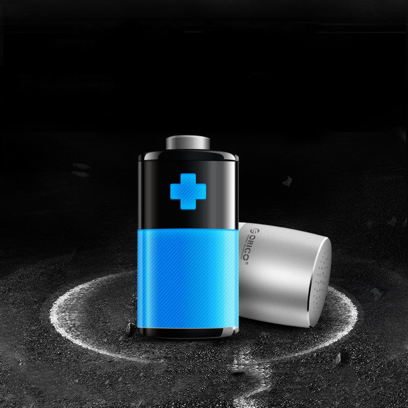 Bluetooth Small Speaker Steel Gun Heavy Bass Mobile Phone Mini 0 - Tophatter Daily Deals