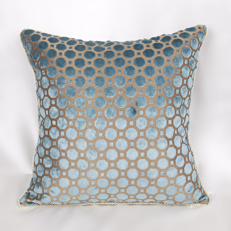 Blue Polka Dot Simple Head Of Bed Large Cushion Sofa Cushion Throw Pillow Blue 0 - Tophatter Daily Deals