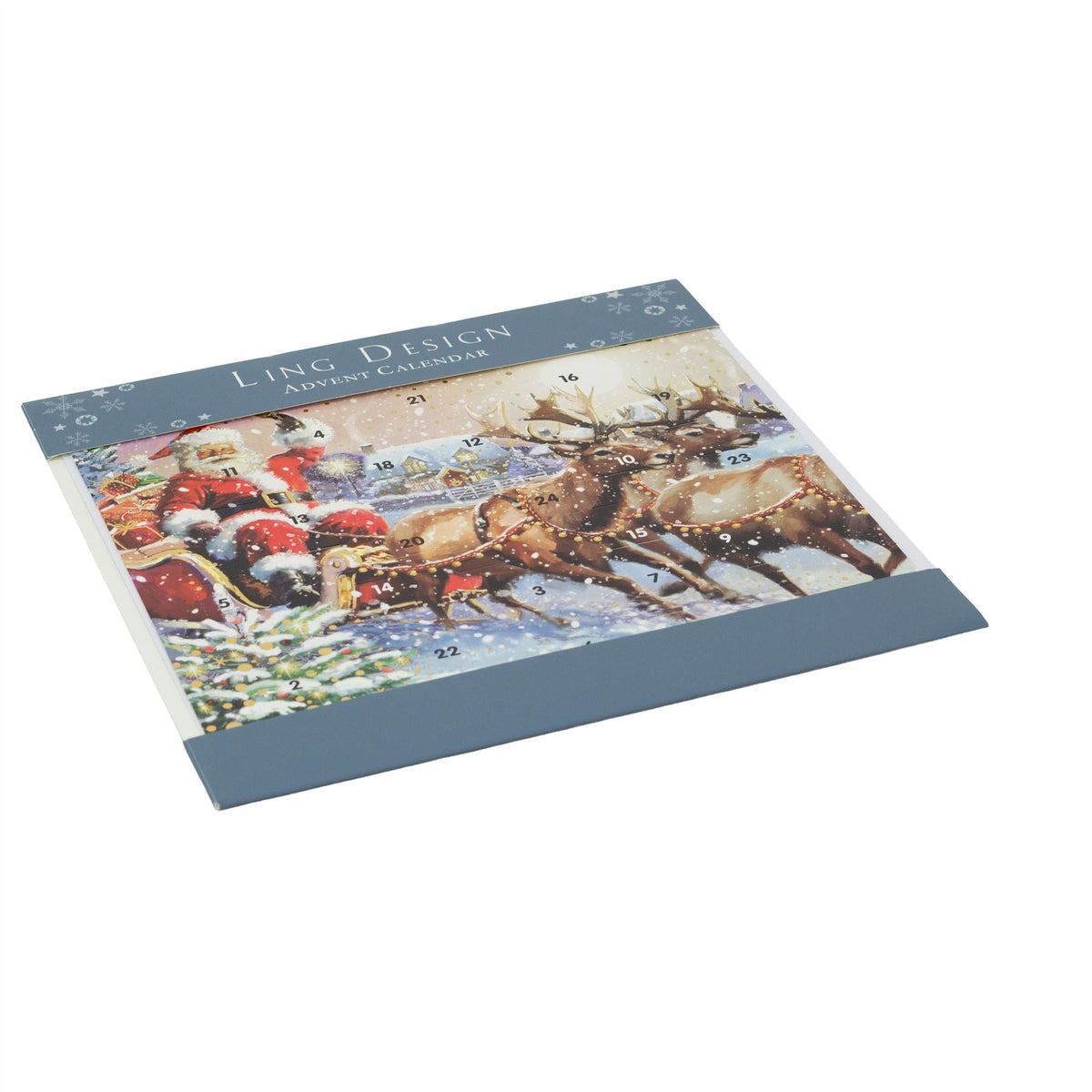 Santas Sleigh Christmas Advent Calendar | Traditional Picture Advent Calendar Advent Calendar - Tophatter Daily Deals