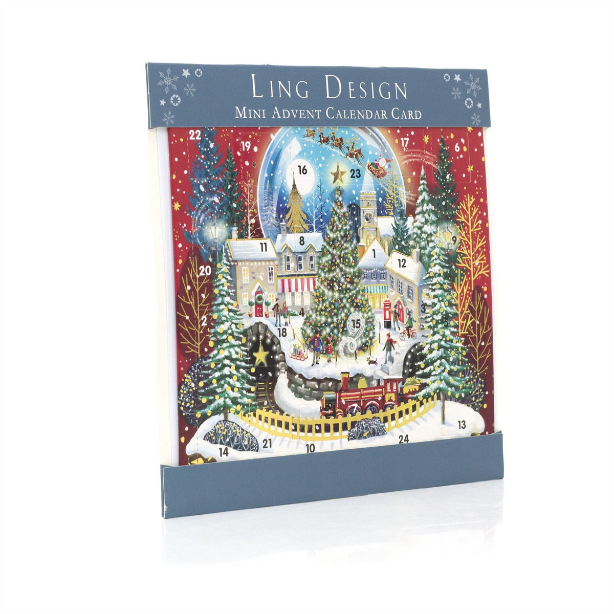 Christmas Night Advent Calendar Greetings Card | Door Advent Calendar Advent Calendar - Tophatter Daily Deals