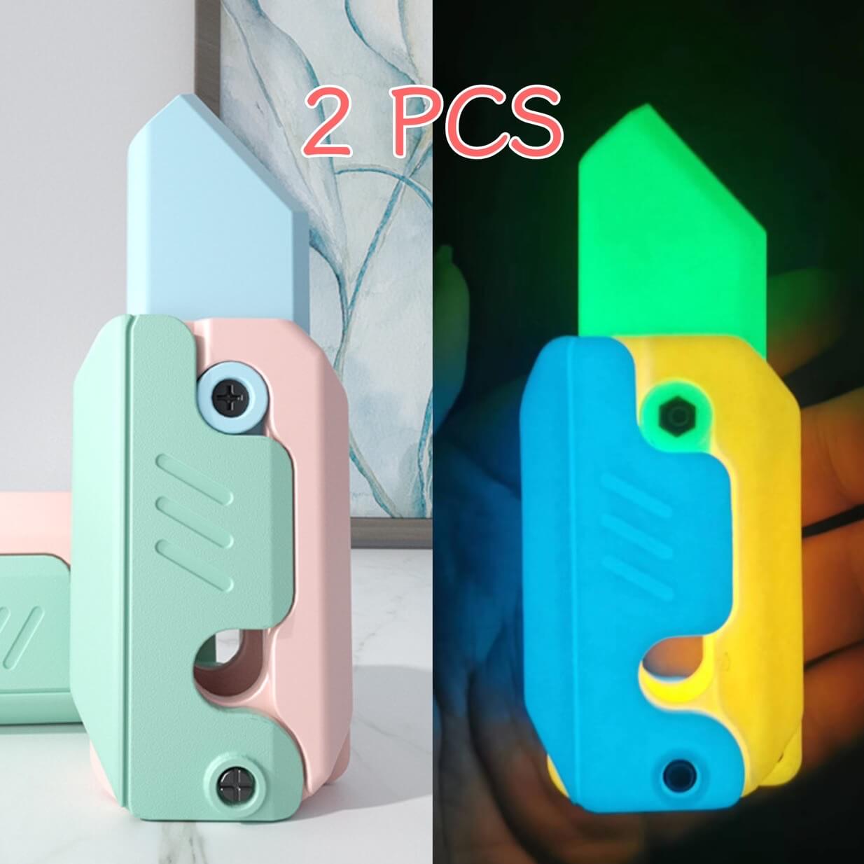 3D Printed Baby Mini M1911 Gravity Fidgets Luminous+Macaron - Tophatter Daily Deals