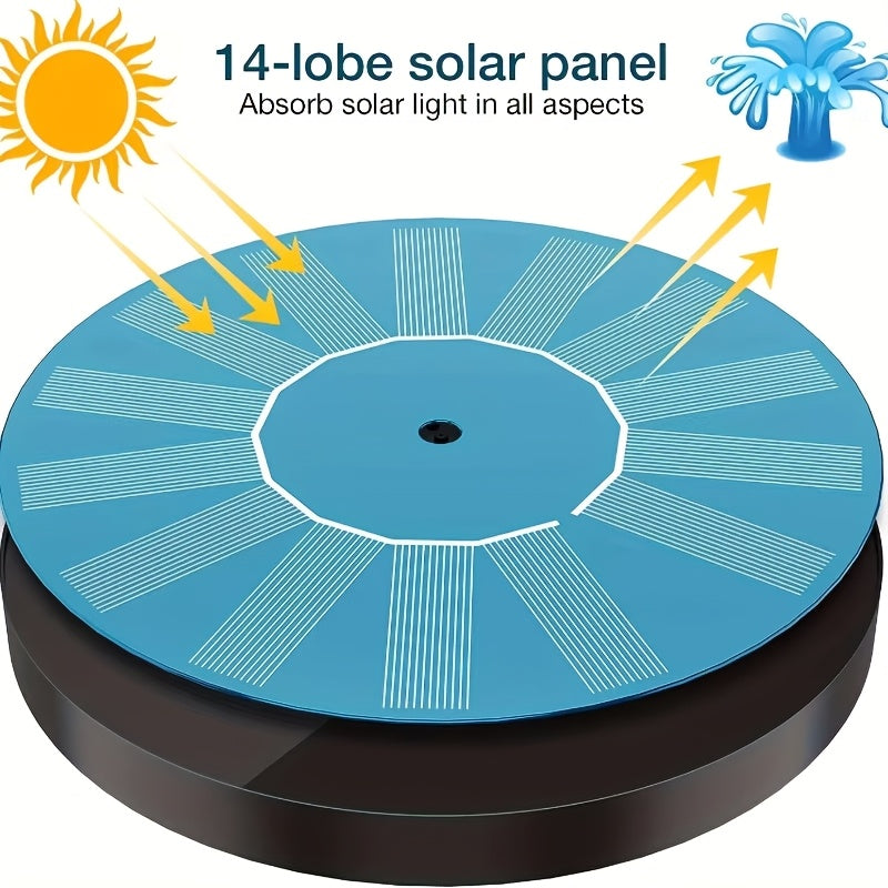 DIY Solar Fountain Pump for Outdoor Use Fountain & Ponds Accessories - Tophatter Daily Deals