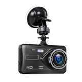A6T 4-Inch 170° Wide Angle Full HD 1080P Car DVR Dual Lens Dash Cam Rear View Camera Video Recorder with Touch Screen Automotive - Tophatter Daily Deals
