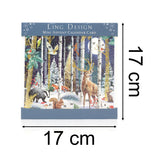 Magical Forest Christmas Advent Calendar Greetings Card | Door Advent Calendar Advent Calendar - Tophatter Daily Deals