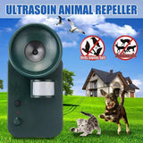 Ultrasonic Pest Repeller 5000 Sqft Cordless Outdoor - Tophatter Daily Deals