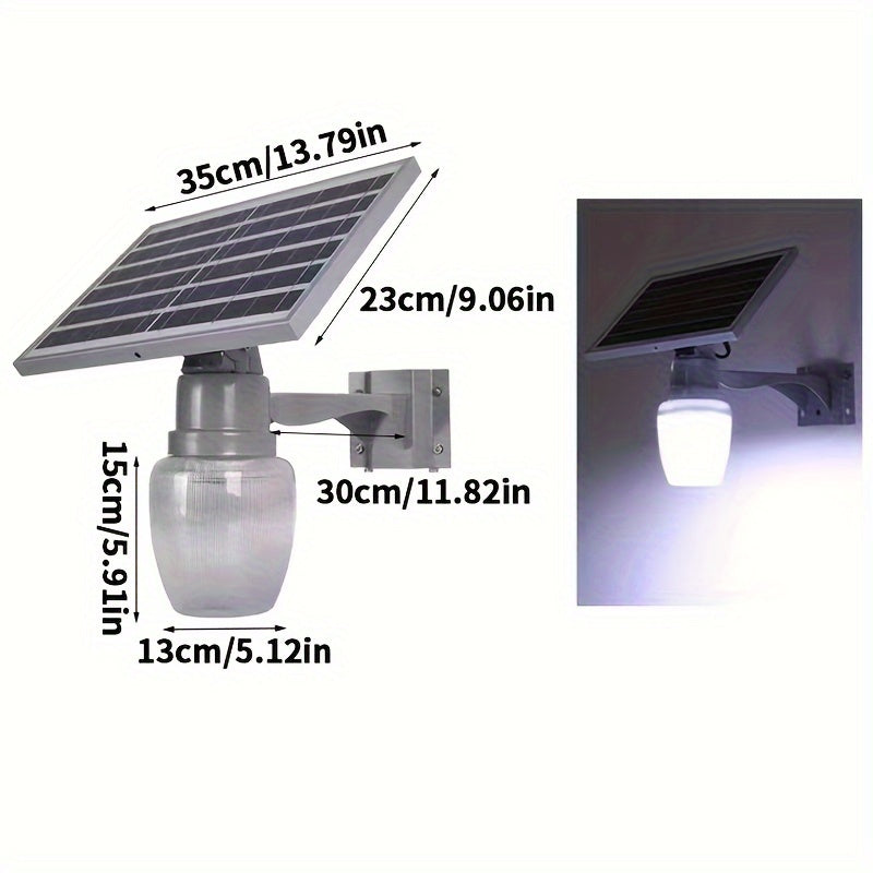 Solar LED Outdoor Light with Remote Control Home & Garden > Solar Panels - Tophatter Daily Deals
