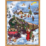 Train in the Snow Christmas Advent Calendar Traditional Picture Advent Calendar Advent Calendar - Tophatter Daily Deals