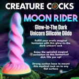 Moon Rider Glow in the Dark Unicorn (Colorful Sunburst) – Vibrant Glow Dildo 7 Inches > Dildos > Fantasy - Tophatter Daily Deals