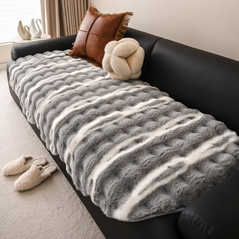 Autumn And Winter Thickening Irregular Sofa Cushion Starry Sky Gray 0 - Tophatter Daily Deals