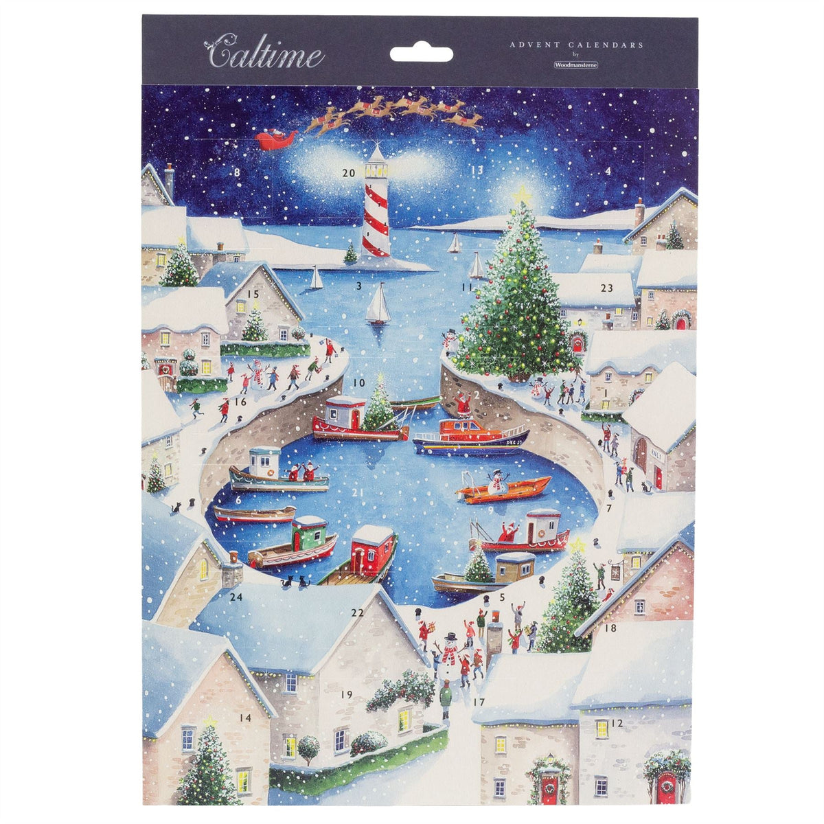 Christmas by the Sea Advent Calendar | Large Traditional Picture Advent Calendar Advent Calendar - Tophatter Daily Deals