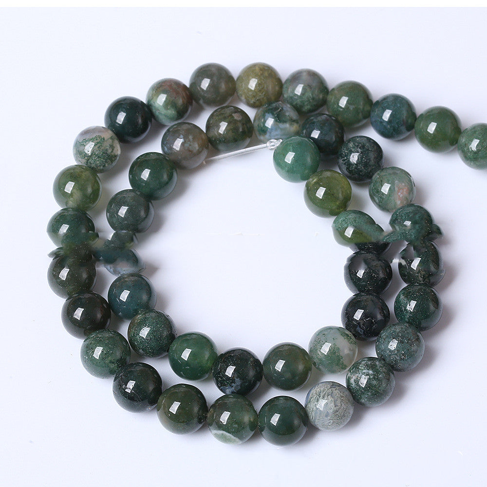 5A Water Plants Agate Bracelet Semi-finished Products Wholesale Aquatic Plants Marine Agate Loose Beads Agate Scattered Beads 0 - Tophatter Daily Deals
