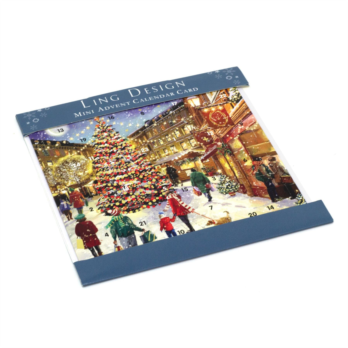 Christmas Eve - Christmas Advent Calendar | Advent Greetings Card & Envelope Advent Calendar - Tophatter Daily Deals
