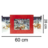3D Winter Landscape Advent Calendar | Victorian Pull-Out Snow Scene 3D Countdown Advent Calendar - Tophatter Daily Deals