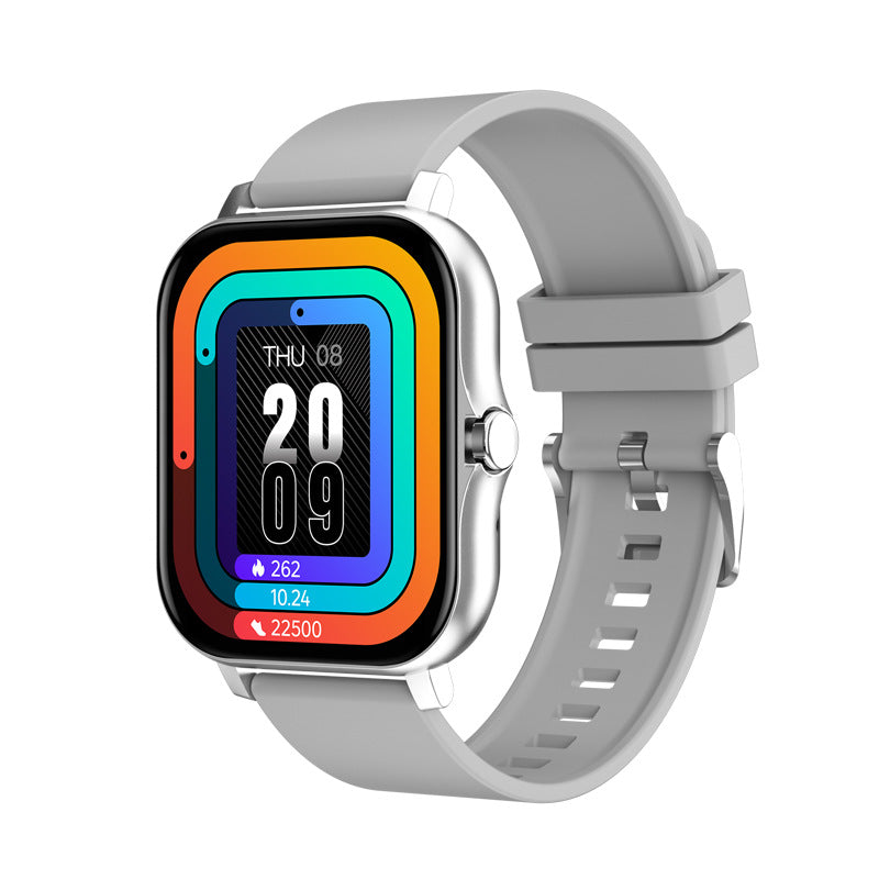 Blood Pressure Heart Rate Sleep Monitoring Sports Bracelet Silver grey 0 - Tophatter Daily Deals