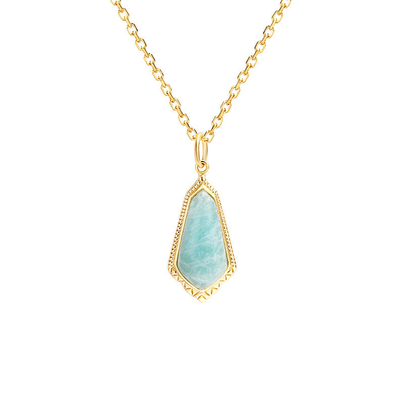 925 Silver Relief Tianhe Stone Double-sided Pendant 4 - Tophatter Daily Deals
