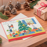 Cat Treat Christmas Advent Calendar | 24 Days of Salmon & Chicken Cat Treats Advent Calendar - Tophatter Daily Deals