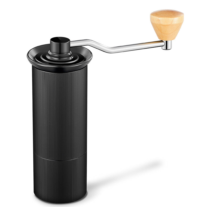 Bean Grinder Household Grinder Aluminum Alloy Body Black vertical 0 - Tophatter Daily Deals