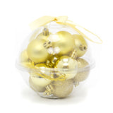 14 Piece Gold Mini Christmas Tree Bauble Box | Xmas Hanging Balls Christmas Tree Ornaments Decorations | Set Of Baubles Baubles - Tophatter Daily Deals