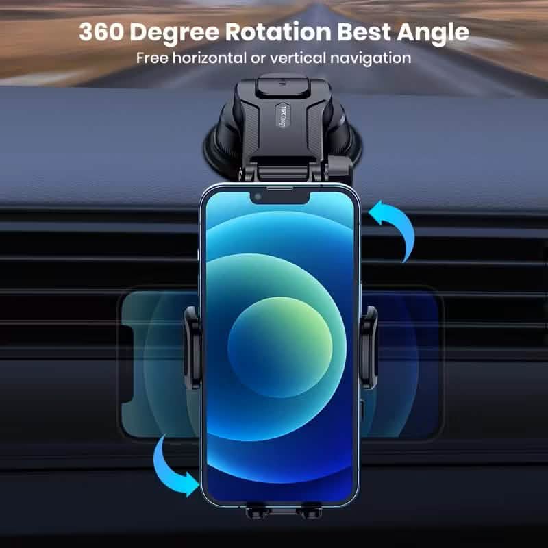 TOPK D38C Car Phone Holder – Adjustable Dashboard Mount Phone Mounts & Holders - Tophatter Daily Deals