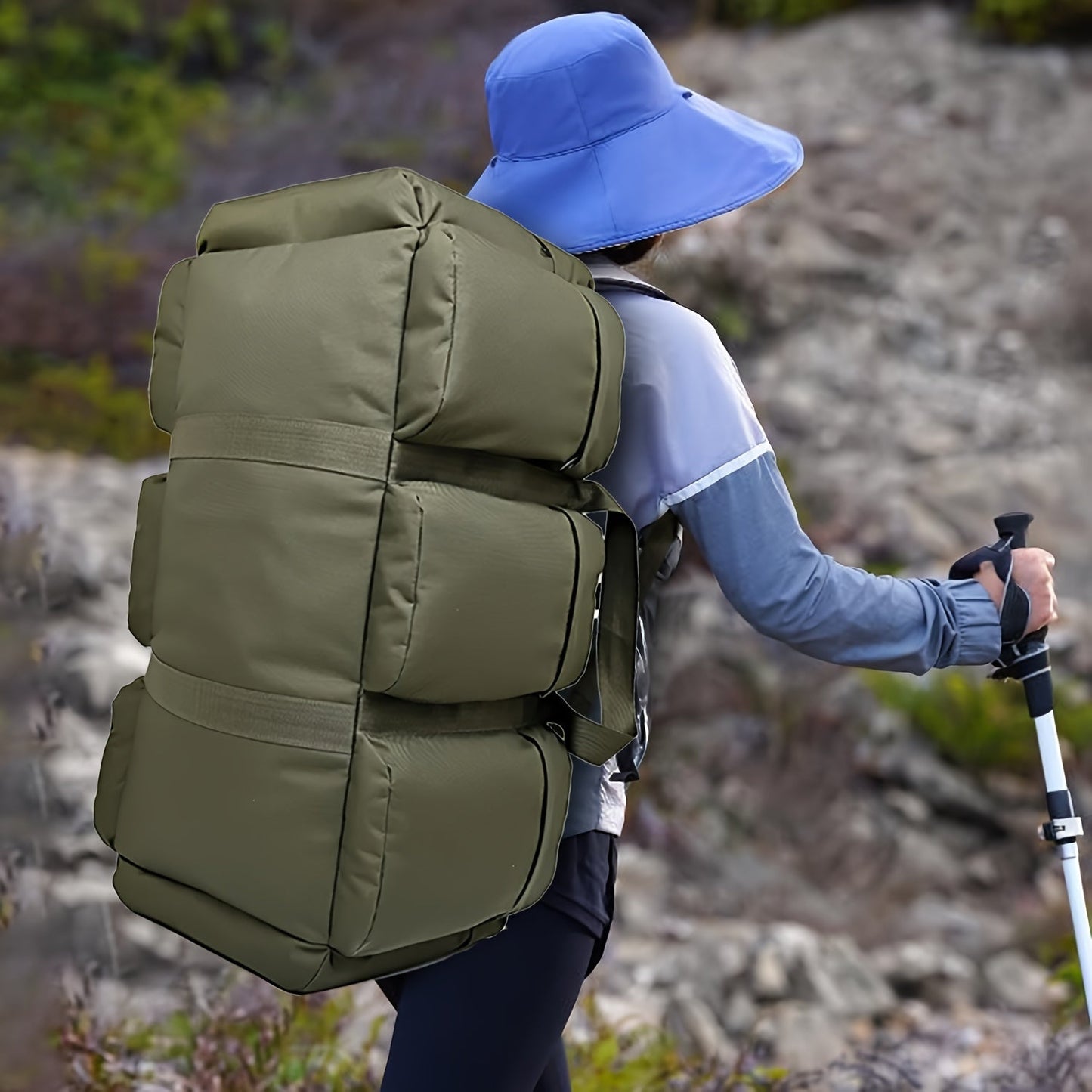 Outdoor Hiking Camping Backpack with Utility Pockets Backpacks - Tophatter Daily Deals