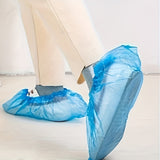 100-Pack: Disposable Plastic Shoe Covers – Waterproof & Slip-Resistant Home Improvement - Tophatter Daily Deals