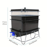 Worm Compost Bin Kitchen System Composters - Tophatter Daily Deals