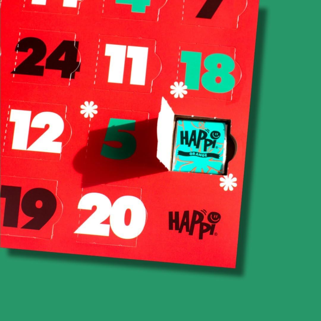 HAPPi Oat Milk Chocolate Advent Calendar | Vegan Christmas Advent Calendar Advent Calendar - Tophatter Daily Deals