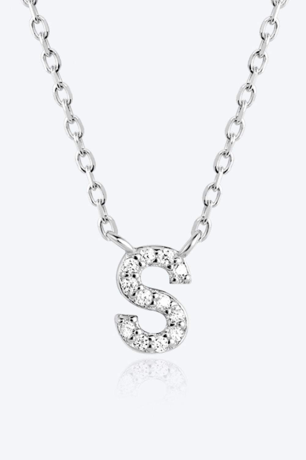 Q To U Zircon 925 Sterling Silver Necklace Necklaces - Tophatter Daily Deals