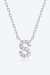 Q To U Zircon 925 Sterling Silver Necklace Necklaces - Tophatter Daily Deals