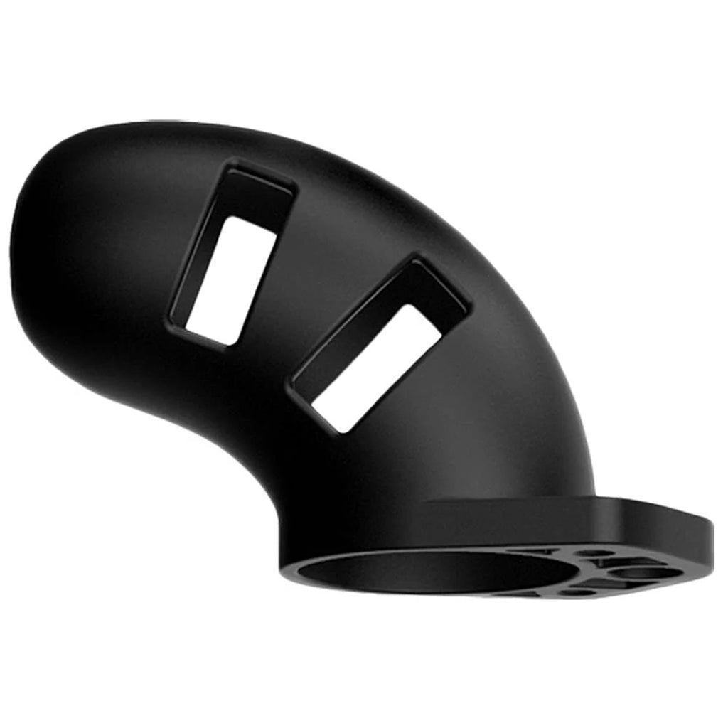 ManCage 20 3.5 Inch Silicone Cock Cage in Black - Tophatter's Adult Products Bondage and Fetish > Cock and Ball Devices - Tophatter Daily Deals