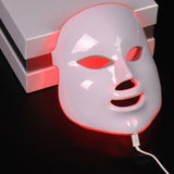 Beauty Instrument Beauty Red Purple Light Photon Skin Rejuvenation Mask Instrument Household Acne Spectrometer Face 0 - Tophatter Daily Deals
